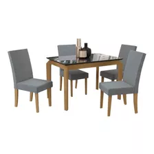 Juego De Comedor 4 Sillas Guine