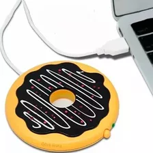 Dona Calienta Taza A Usb Mate Leche Te Cup Warmer Donut