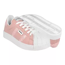 Tenis Casuales Dama Perugia 31201 Simipiel Rosa