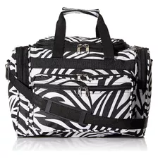 81t16163 Duffle Bag, One Size, Black Trim Zebra