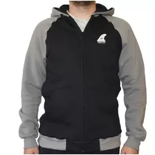 Campera Reef Locker Ziphood Negro Men Envíos A Todo El País