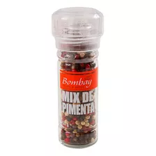 Moedor Com Mix De Pimentas Bombay Herbs & Spices 50g