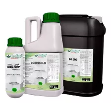 Adubo Liquido Npk 10 Micros 5 L+ 5 L Ureia+ 10 L Turfa=20 Lt