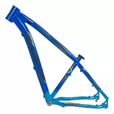 Quadro Bicicleta Aro 29 Mtb Safe Cabeamento Interno Alumínio Cor Azul/azul Safira