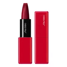 Labial En Barra Shiseido Technosatin Gel Lipstick Color 424 Quantum Plum - Bery Plum