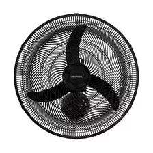 Ventilador De Parede Ventisol 50cm New, 3 Pas, Preto 110v.