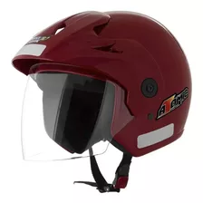 Capacete Para Moto Aberto Com Viseira Pro Tork Atomic Atomic Vermelho Tamanho 58 