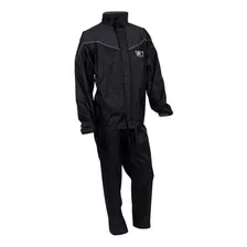 Impermeable R7 ® Racing Premium Completo Negro