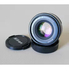 Lente Nikon Pancake 50mm F: 1.8 Ais - Impecavel