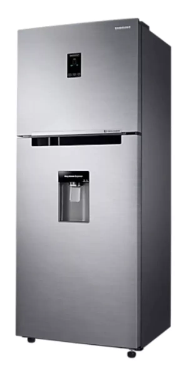 Refrigerador Inverter No Frost Samsung Top Mount Rt38a5930 Elegant Inox Con Freezer 383l