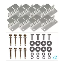 2 Conjuntos Montaje En Panel Solar Soporte De Z Juego De 4 U