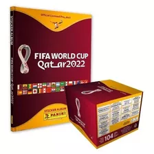 Álbum Pasta Dura Panini Qatar 2022 + Caja X 104 Sobres 