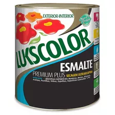  Esmalte Fosco Base Água Lukscolor | Preto 900ml