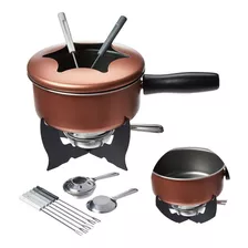 Conjunto Para Fondue 10 Peças Brinox Cobre 1254/116