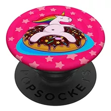 Unicorn Donut Lover Enchufe Para Tel Móvil Estrella Rosa