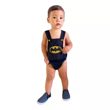 Fantasia Menino Bebê Batman Romper Temático