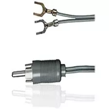 12 Pies Cable De Altavoz Rca-plug-to-lugs