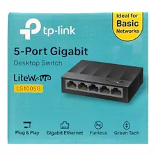Switch 5 Portas Gigabit Tp-link Ls1005g 10/100 /1000