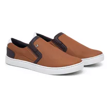 Tenis Masculino Slip On Sapatilha Go Well Shoes Passeio 