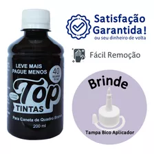  Tinta Caneta Pincel Marcador Quadro Branco 200ml Top Tintas