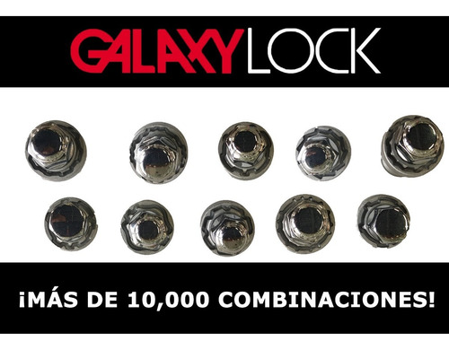 Birlos De Seguridad Honda City Lx Mt  17-18 Galaxylock Envi Foto 5