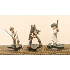 Star Wars Infinity 3.0 Boba Fett Luke Skywalker Leia