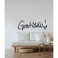 Adesivo Parede Decorativo Motivacional Gratidão!