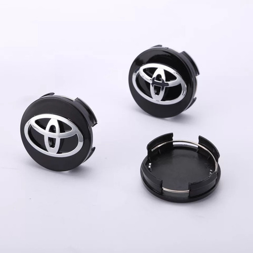 4pcs Tapacubos Del Centro De La Rueda Del Coche Para Toyota Foto 5