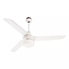 Ventilador De Techo James Vt1 Blanco Con Luz 142 Cm Albion Cantidad De Aspas 3 Diámetro 1420 Mm Material De Las Aspas Metal