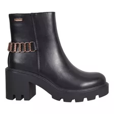 Botas Mujer Lady Stork Rebeca Taco Alto Cierre Cadena Moda 