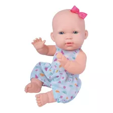 Boneca Bebê Luisa Sem Cabelo Com Chupeta Cotiplás - 2419