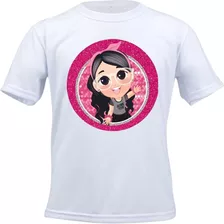 Camiseta Camisa Infantil Luluca Panda Youtuber Mod03