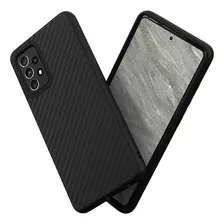 Funda Negra Fibra De Carbono Mate Para Samsung Galaxy A72