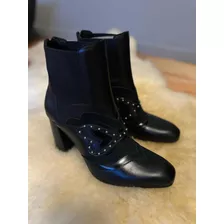 Botas Cuero Vacuno Jazmin Chebar Unicas!