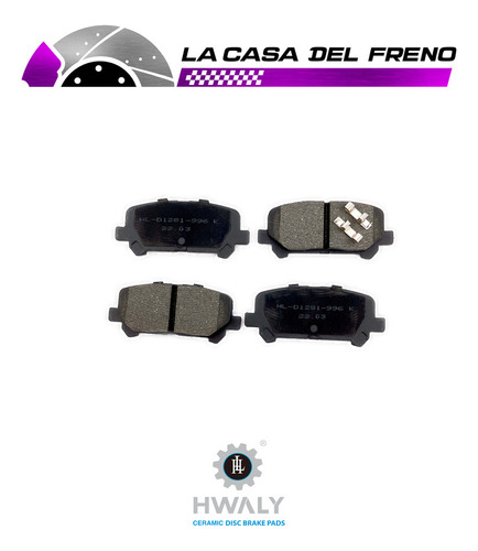 Pastilla De Freno Trasera Honda Odyssey 3.5 2010-2020 Foto 2