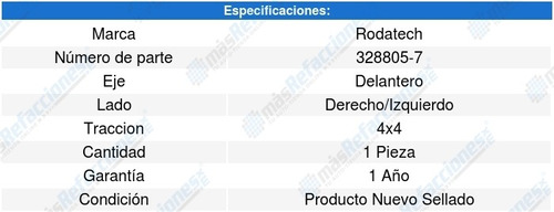 Maza Rueda Delantera Suburban 1500 92-94 Rodatech 5657285 Foto 2