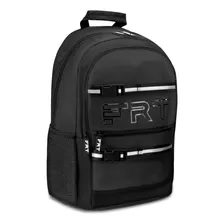 Mochila Grande Ferrato Tiras Reflejantes Para Hombre Negro