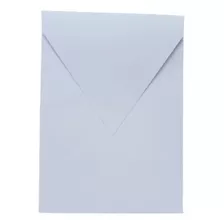 50 Envelope 240g Bico Vertical Convite Branco Liso 16x22cm