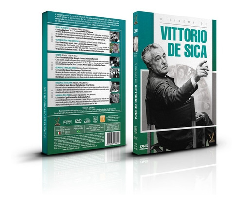 Dvd O Cinema De Vittorio De Sica / 3 Discos 6 Obras-primas