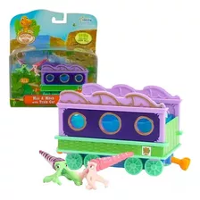 Bonecos Max E Mitch C/ Vagão De Trem Dinotrem Dinosaur Train