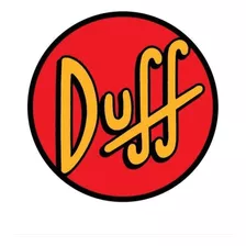 Sticker De Vinil Para Carro Cristal Nuevo Logo Duff Simpson