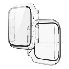 Capa Bumper Vidro Temperado Para Apple Watch 41 42 44 E 45mm