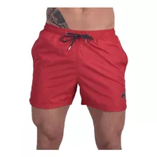 Malla Short De Baño Corta Lisa Para Hombre Varios Colores