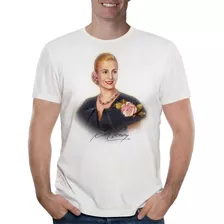 Remera Evita Eva Perón Hombre Purple Chick