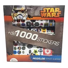 Star Wars + 1000 Stickers En Rollo Original Bunny Toys