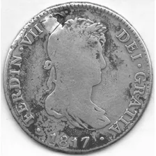 Moneda Colonial Potosi 4 Reales 1817 Pj Cj:87.2 Fernando Vii