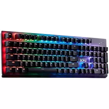 Teclado Mecanico Adata Xpg Mage Red Switch Español Rgb Color Del Teclado Negro