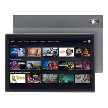 Tablet 10 Pulgadas T-go Tb1001-2r 64gb 2gb Memoria Ram Android 13 Doble Vidrio Quad Core Niños Adultos Dark Grey