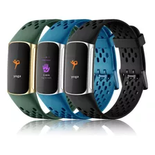 Maledan Compatible Con Fitbit Charge 5/charge 6 Bandas Para.