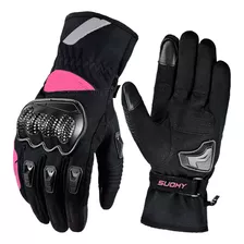 Guantes Moto 100% Impermeables Suomy Táctil Térmico Dama 